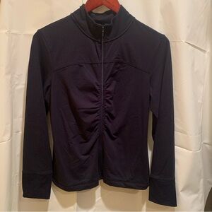 Lady Foot Locker Women's Navy Blue Zip-up Long Sleeve Jacket